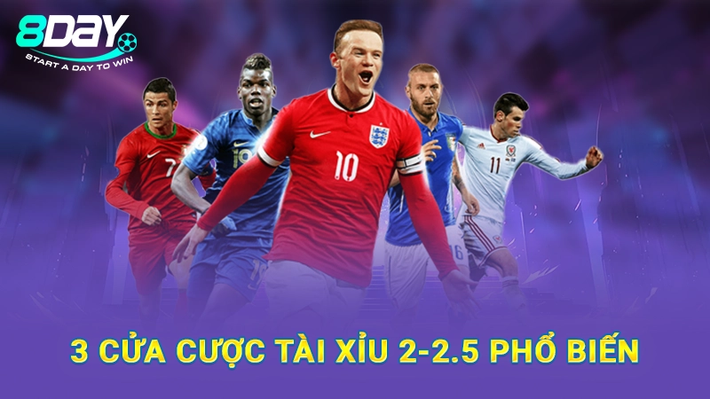Tài Xỉu 2.25 Là Gì? Chiến Thuật Soi Kèo Từ Chuyên Gia 8Day 2 3 cửa cược tài xỉu 2-2.5 phổ biến