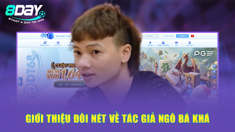 Tác Giả Ngô Bá Khá - Người Dẫn Lối 8Day Vươn Tầm Quốc Tế 1 Giới thiệu đôi nét về tác giả Ngô Bá Khá