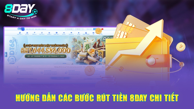 Hướng Dẫn Rút Tiền Tài Khoản 8Day Nhanh Chóng, Chuẩn Xác 1 Hướng dẫn các bước rút tiền 8Day chi tiết