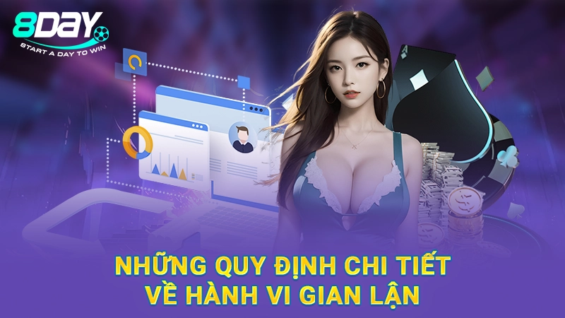 Chính Sách Bảo Mật 8Day - Cam Kết An Toàn Thông Tin Hội Viên 3 Những quy định chi tiết về hành vi gian lận